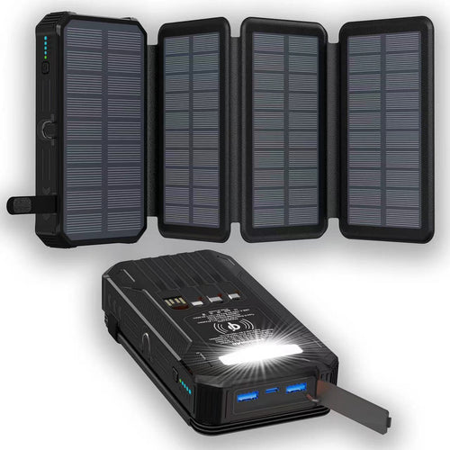 High-Capacity Solar Charger Power Bank