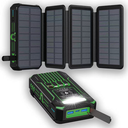 High-Capacity Solar Charger Power Bank