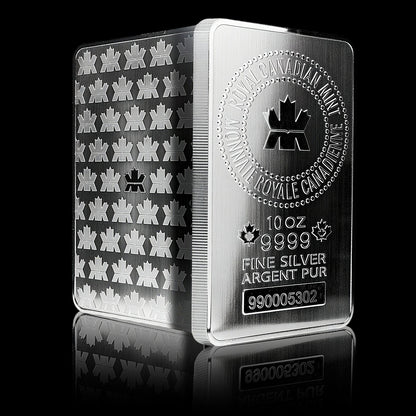Royal Canadian Mint 10 oz Silver Bar