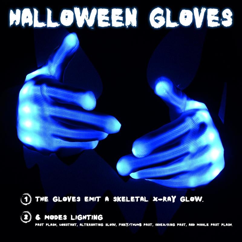 🎃2025 New Halloween Scary LED Skeleton Mask