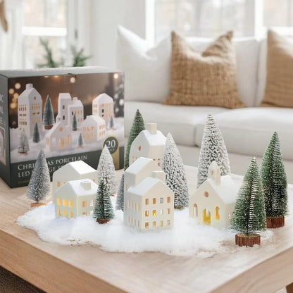 Christmas Village Sets with LED Light