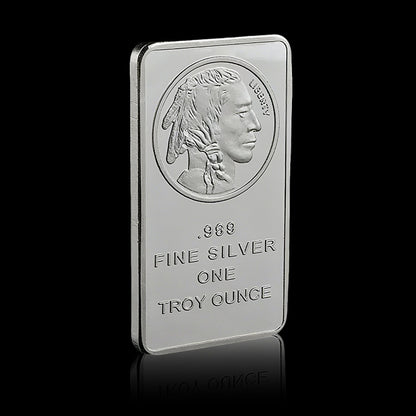 10 oz Silvertowne Mint Buffalo Silver Bar