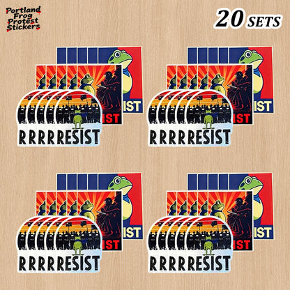 🔥Last day 50% OFF🔥Portland Frog Protest Stickers