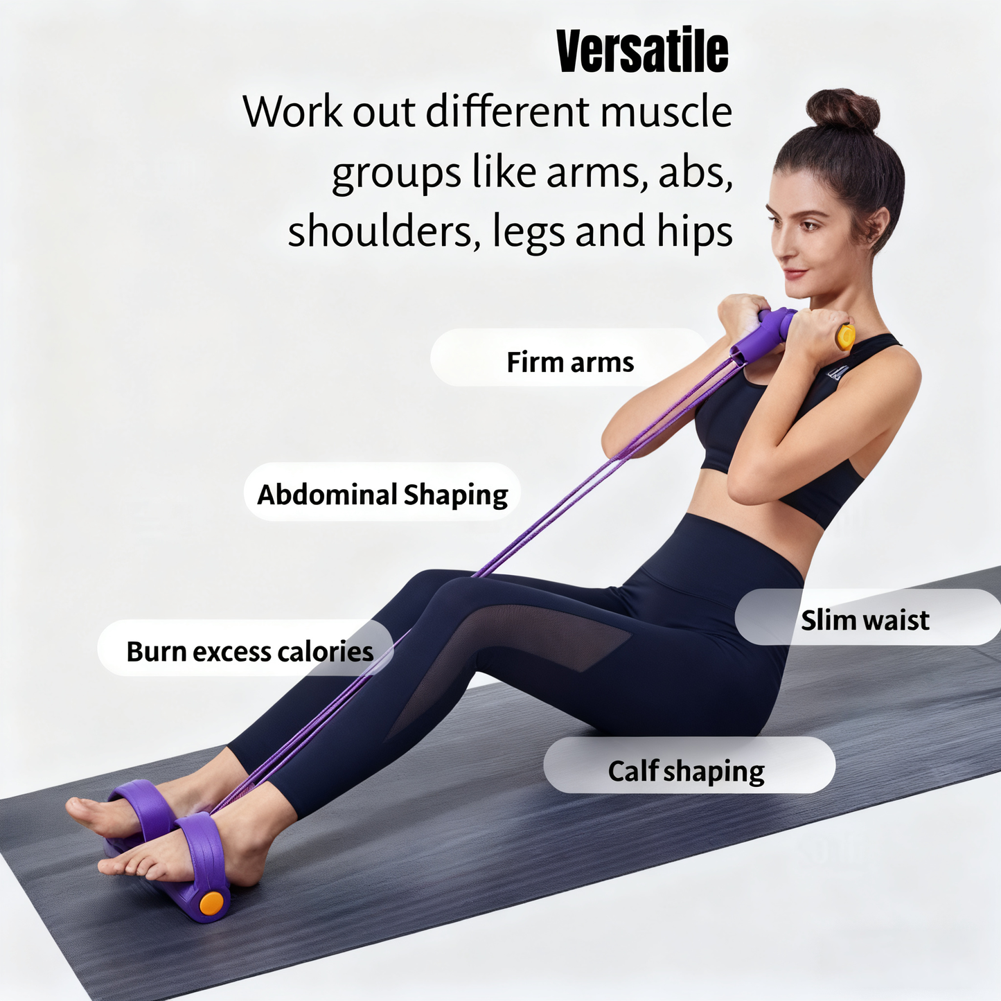 Yoga Pedal Puller Resistance Band Fitness Equipment