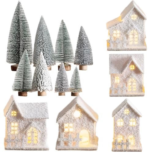 Christmas Village Sets with LED Light
