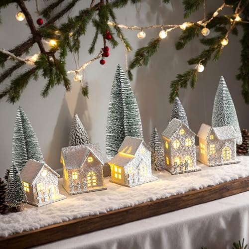 Christmas Village Sets with LED Light
