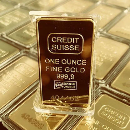 1 0z Credit Suisse Gold Bar.Unique Serial Number