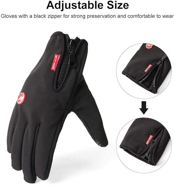 Adjustable Cycling Thermal Gloves