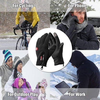 Adjustable Cycling Thermal Gloves