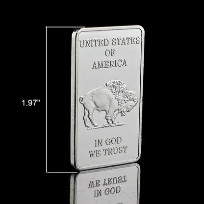 10 oz Silvertowne Mint Buffalo Silver Bar